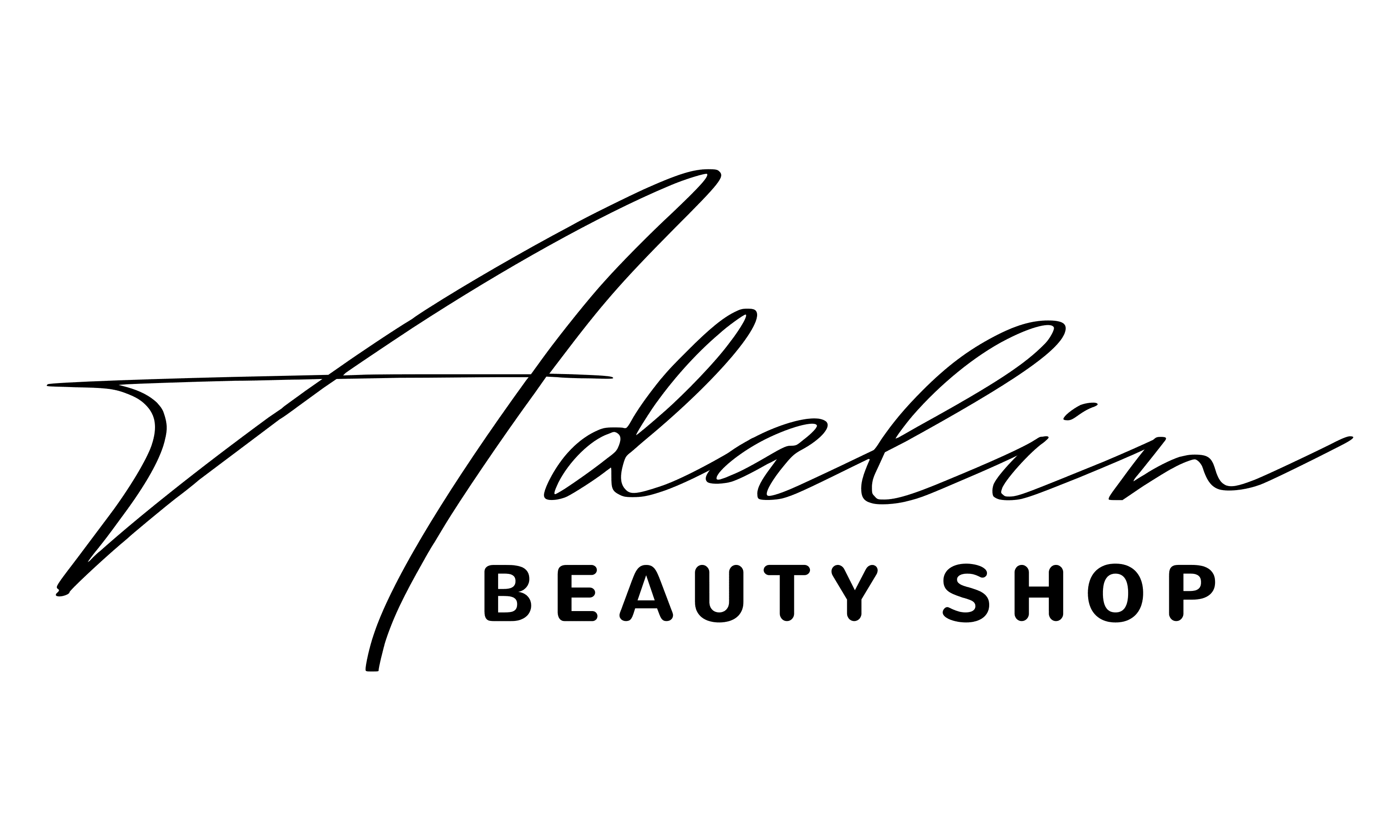 Logo Adalin Beauty negro