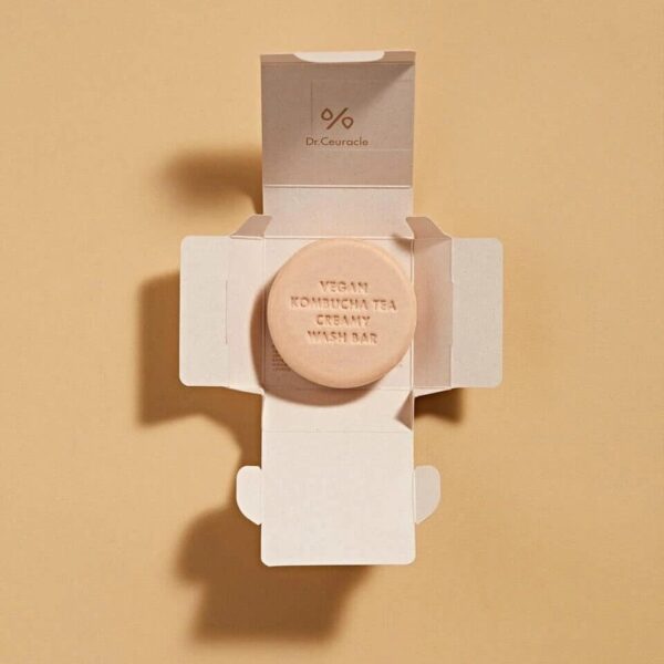 DR CEURACLE VEGAN KOMBUCHA TEA CREAMY WASH BAR - Imagen 2