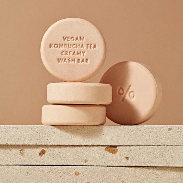DR CEURACLE VEGAN KOMBUCHA TEA CREAMY WASH BAR - Imagen 3