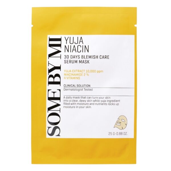 SOME BY MI YUJA NIACIN 30 DAYS BLEMISH CARE SERUM MASK