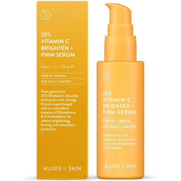 ALLIES OF SKIN - 20% VITAMIN C BRIGHTEN + FIRMING SERUM 30ML
