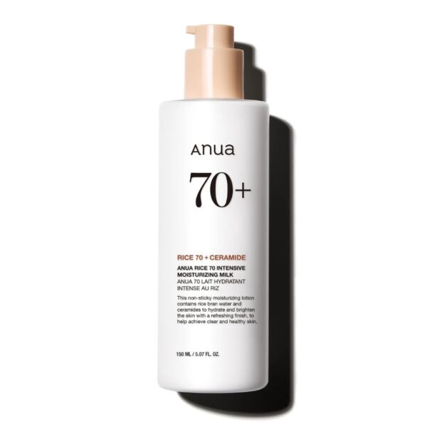 Anua - Rice 70 Intensive Moisturizing Milk Face Lotion, 150 ml