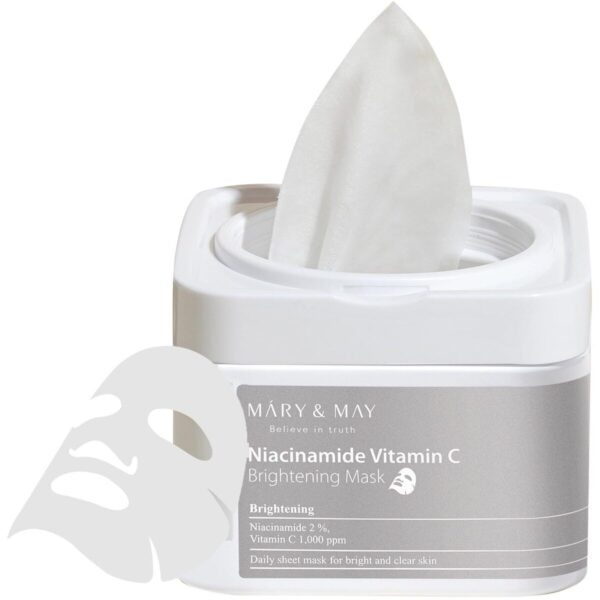 Mary&May - Niacinamide Vitamin C Brightening Mask, 30 pcs. - Imagen 2