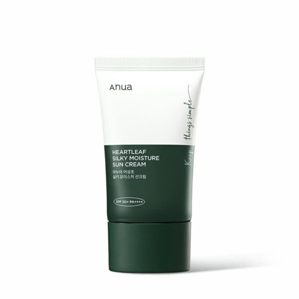 ANUA HEARTLEAF SILKY MOISTURE SUN CREAM