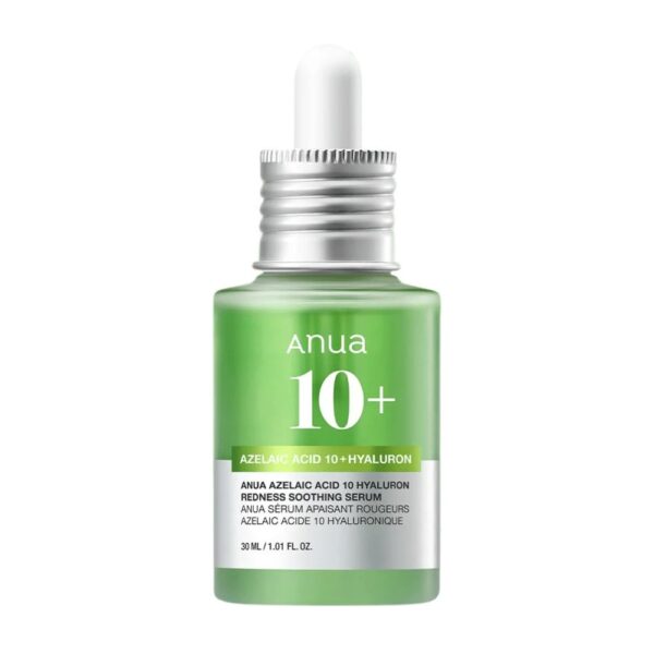 ANUA AZELAIC ACID 10 HYALURON REDNESS SOOTHING SERUM, 30ML