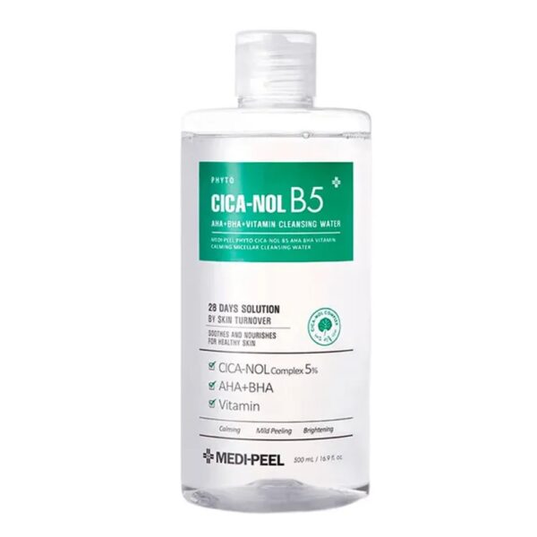 MEDIPEEL Phyto Cica-nol B5 AHA BHA Vitamin Calming Micellar Cleansing Water