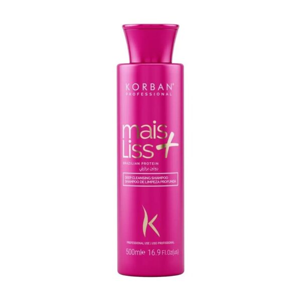 KORBAN Mais Liss Nanogloss #1 – Deep Cleansing Pre-Treatment Shampoo, 500ml