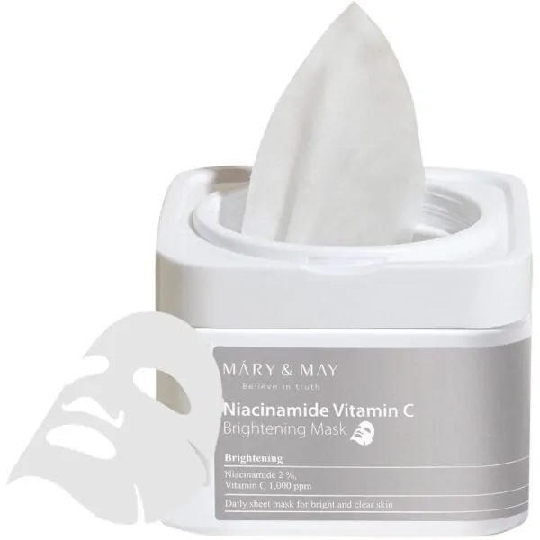 Mary&May - Niacinamide Vitamin C Brightening Mask, 30 pcs. - Imagen 2